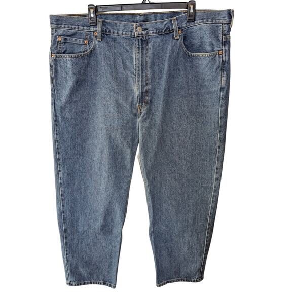 Levi Strauss 550 Medium Stonewash Relaxed Fit Jeans W46 L29 - Picture 2 of 9